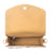 Bridle Blossom handtooled hairon tan crossbody bag with gold clasp