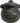 Cauldron-Cast Iron-Food Grade-Pentacle Medium 9.5’’x8’’H