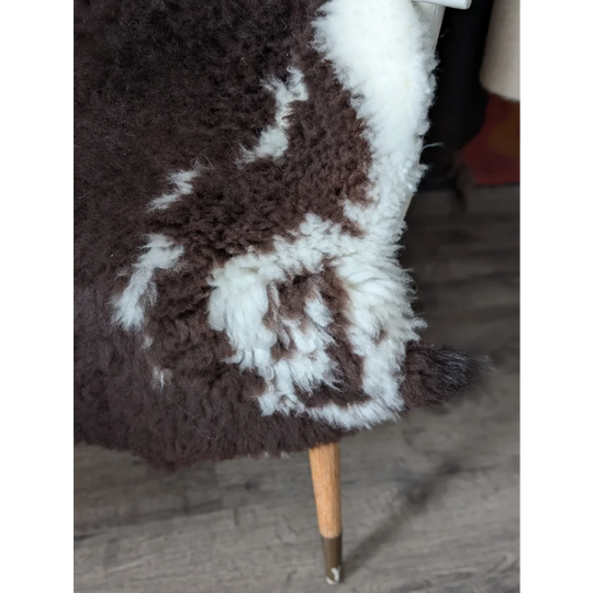 43x27 fluffy cloud like oeko tex curly wool sheepskin rug