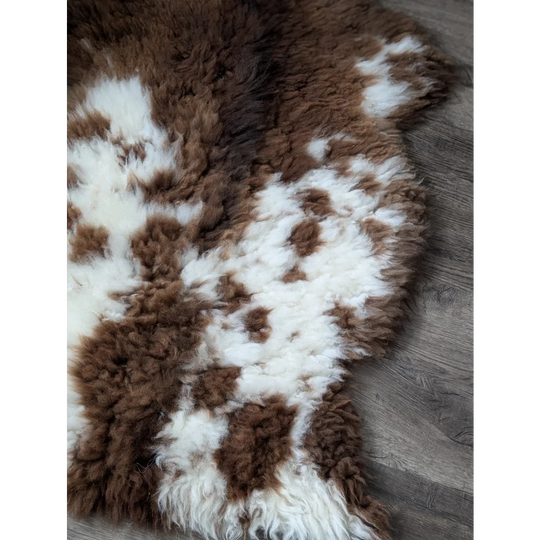 42x26.5 fluffy cloud like oeko tex sheepskin rug in natural colours