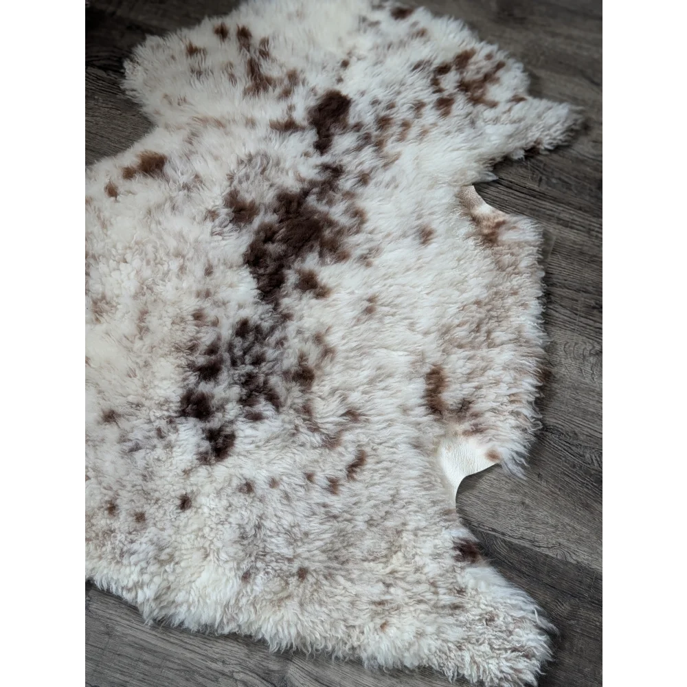 41x25 fluffy cloud sheepskin rug with oeko tex soft texture