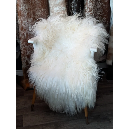 DE34❤️54" x 30" Natural White Icelandic Sheepskin