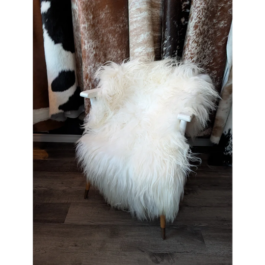 DE34❤️54" x 30" Natural White Icelandic Sheepskin