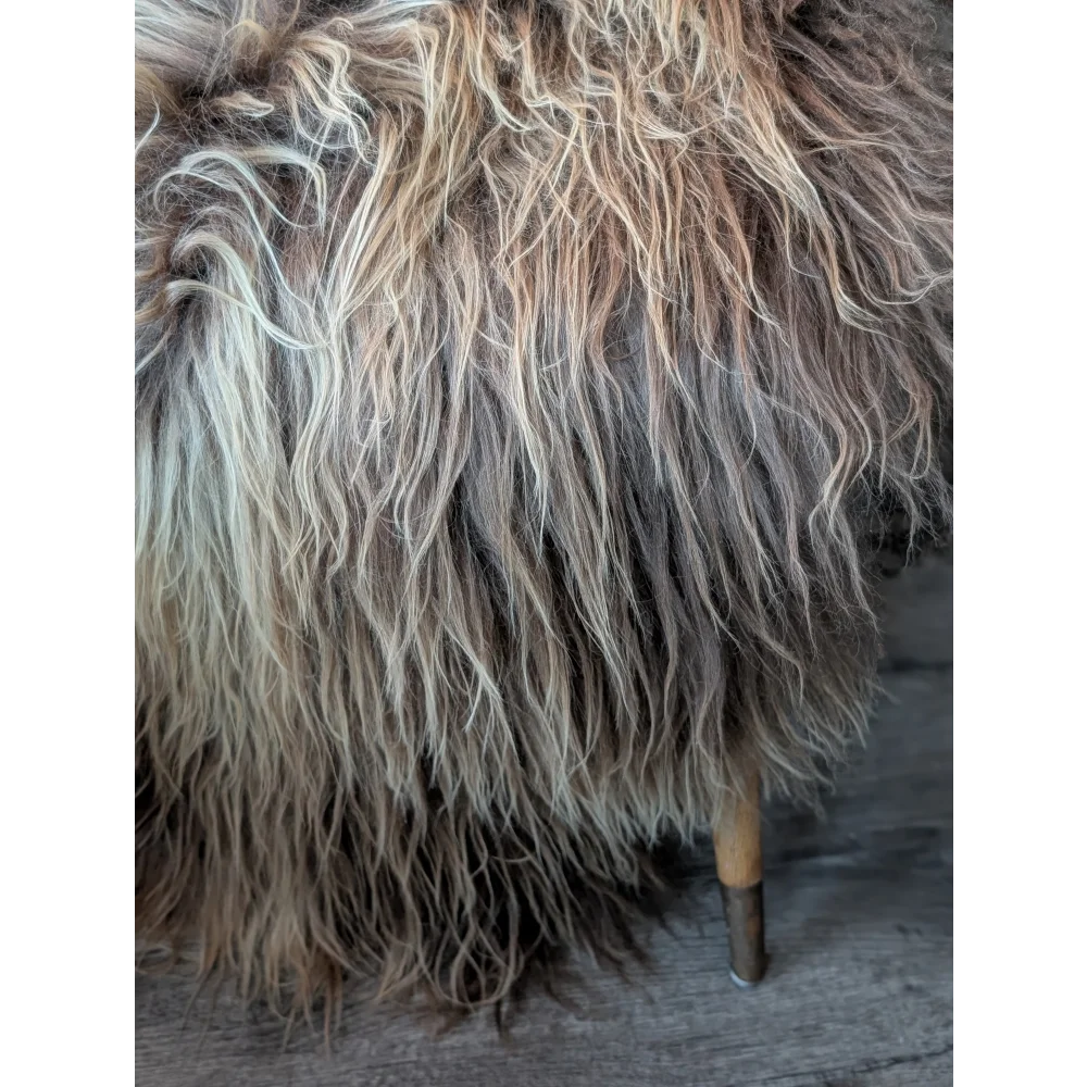 SPT10❤️53" x 34" Peau de mouton islandaise douce et impaire