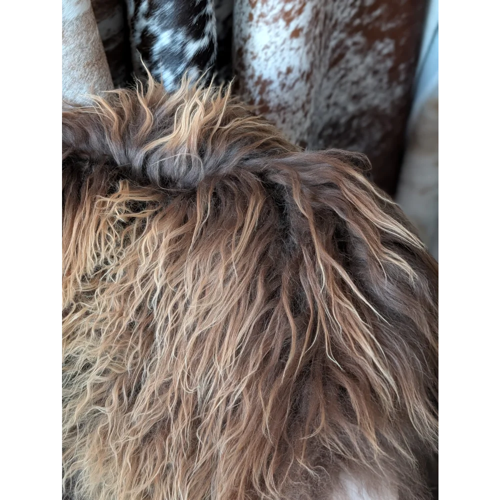 SPT10❤️53" x 34" Peau de mouton islandaise douce et impaire