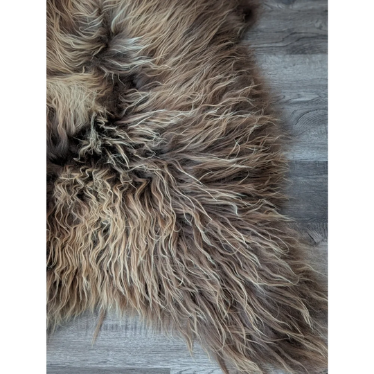 SPT10❤️53" x 34" Peau de mouton islandaise douce et impaire