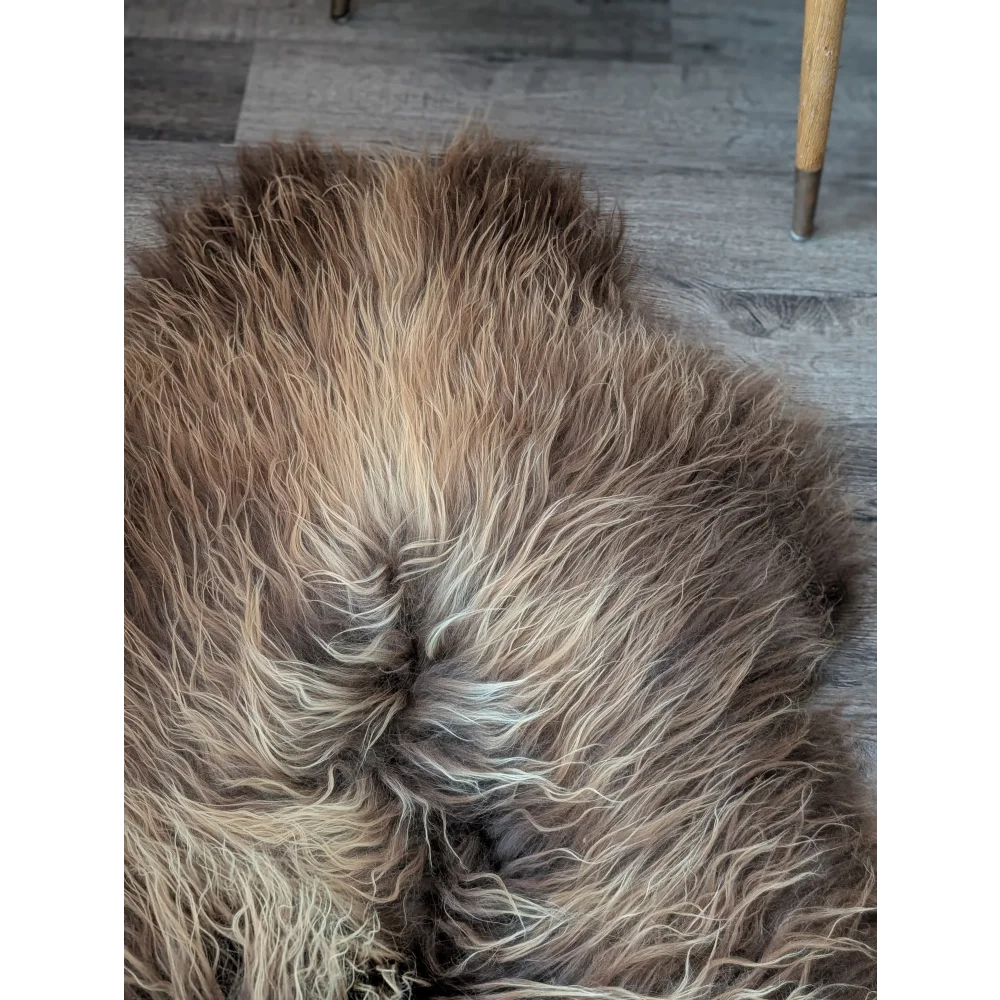 SPT10❤️53" x 34" Peau de mouton islandaise douce et impaire