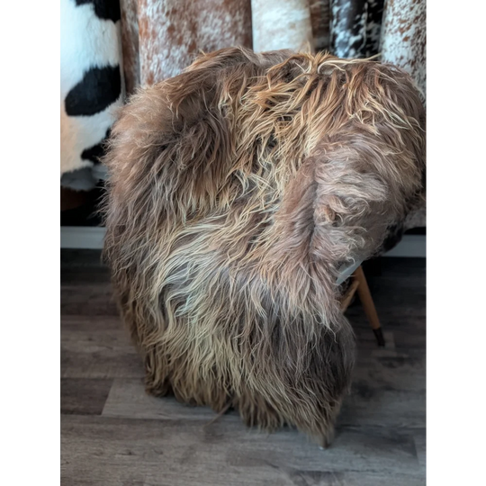 SPT10❤️53" x 34" Peau de mouton islandaise douce et impaire