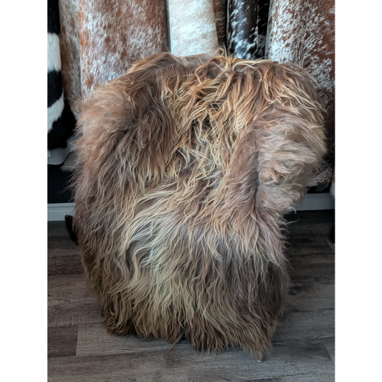 SPT10❤️53" x 34" Peau de mouton islandaise douce et impaire
