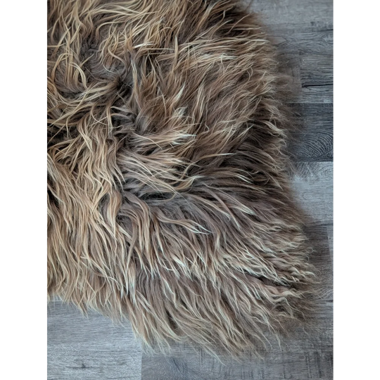 SPT10❤️53" x 34" Peau de mouton islandaise douce et impaire