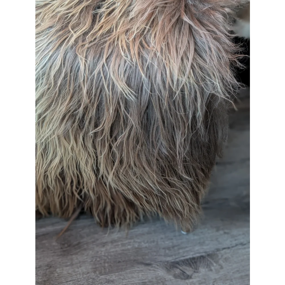 SPT10❤️53" x 34" Peau de mouton islandaise douce et impaire