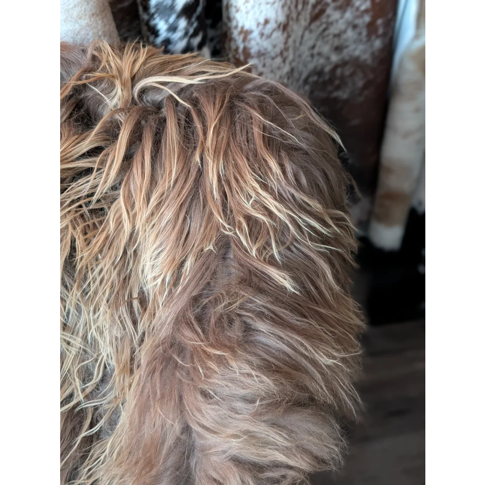 SPT10❤️53" x 34" Peau de mouton islandaise douce et impaire