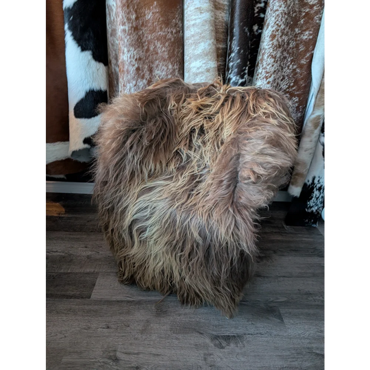 SPT10❤️53" x 34" Peau de mouton islandaise douce et impaire