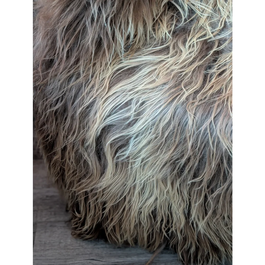 SPT10❤️53" x 34" Peau de mouton islandaise douce et impaire