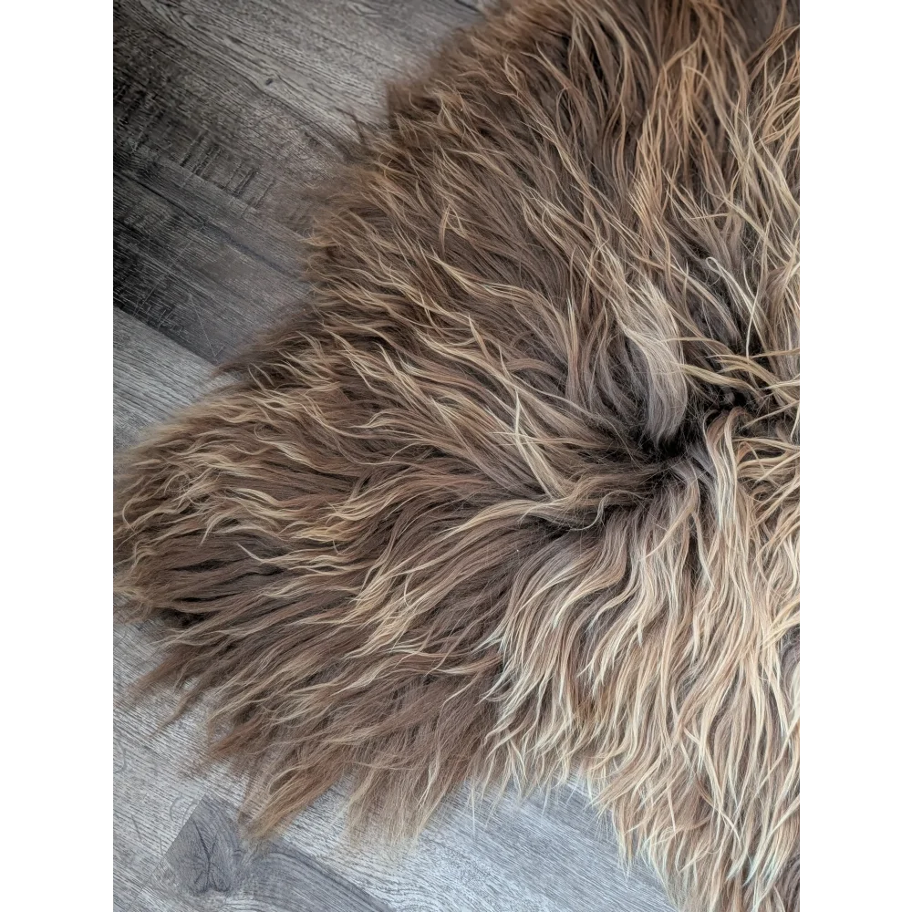 SPT10❤️53" x 34" Peau de mouton islandaise douce et impaire