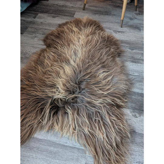 SPT10❤️53" x 34" Peau de mouton islandaise douce et impaire