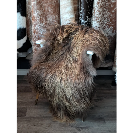 SPT10❤️53" x 34" Peau de mouton islandaise douce et impaire