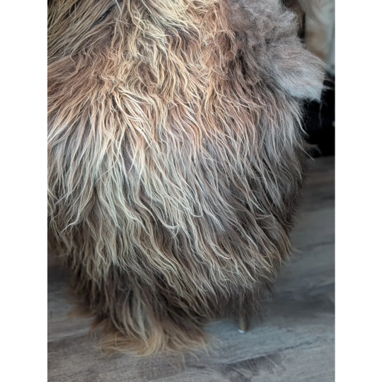 SPT10❤️53" x 34" Peau de mouton islandaise douce et impaire