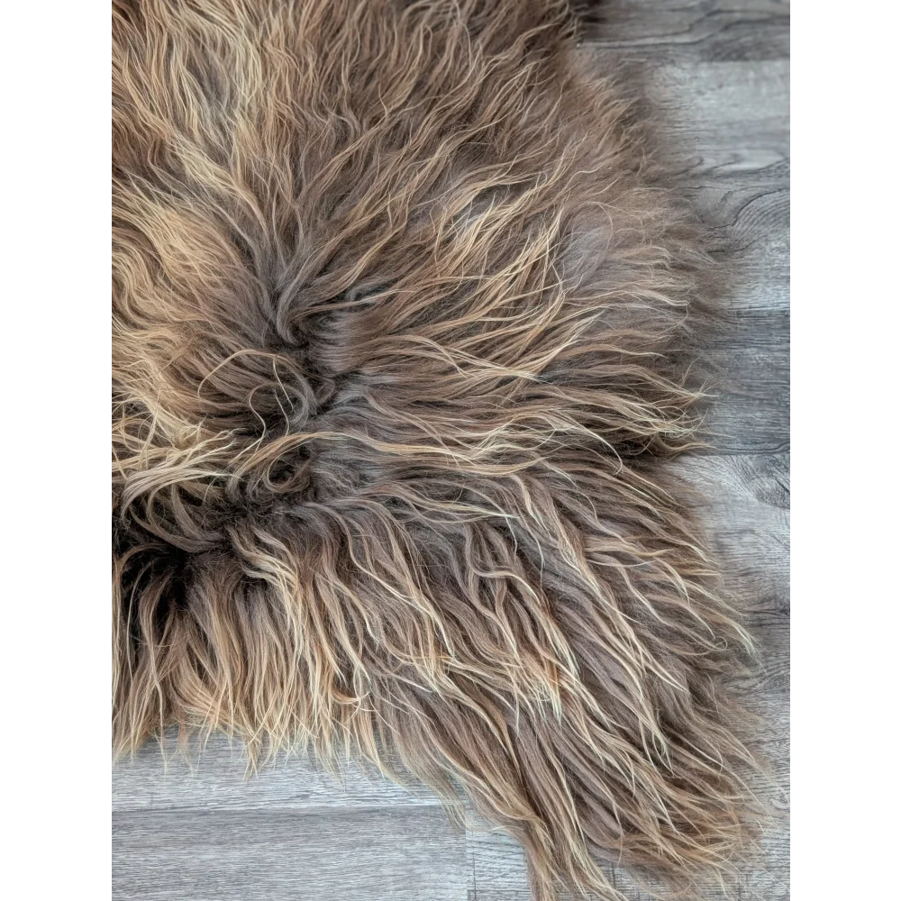 SPT10❤️53" x 34" Peau de mouton islandaise douce et impaire