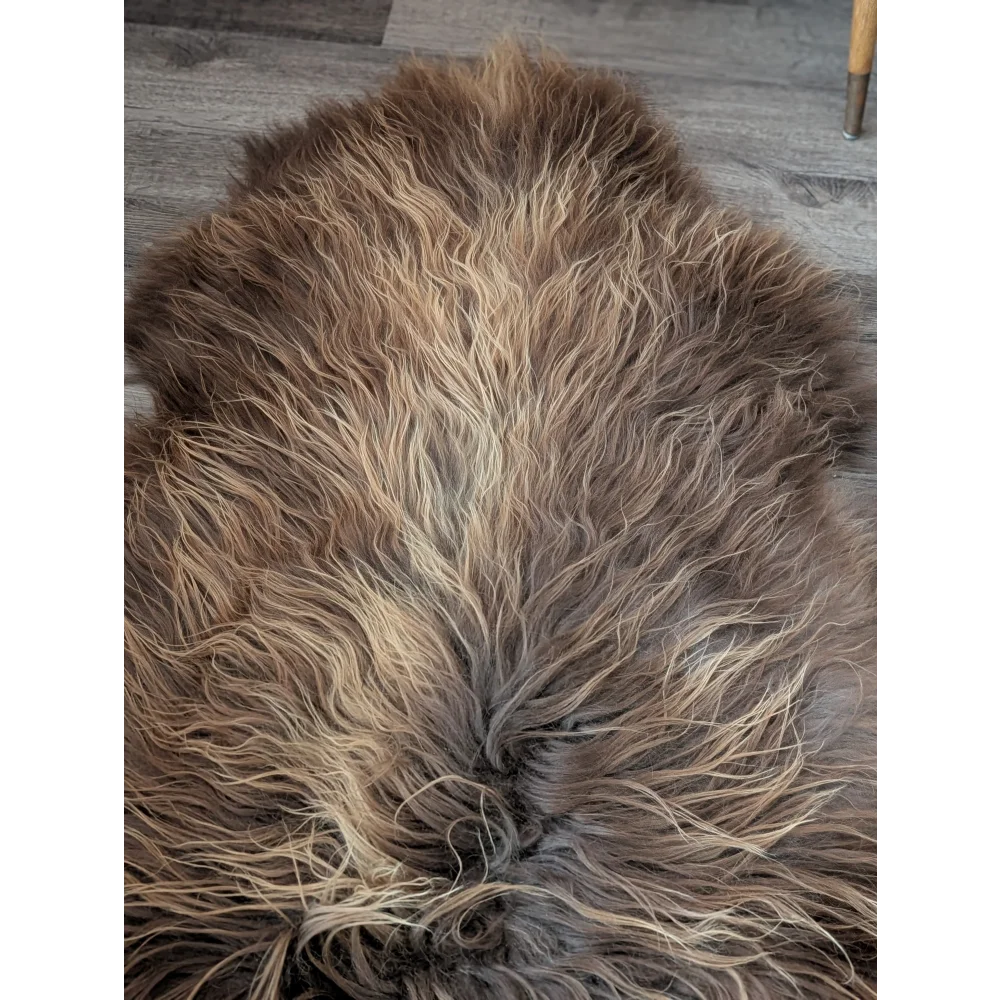 SPT10❤️53" x 34" Peau de mouton islandaise douce et impaire