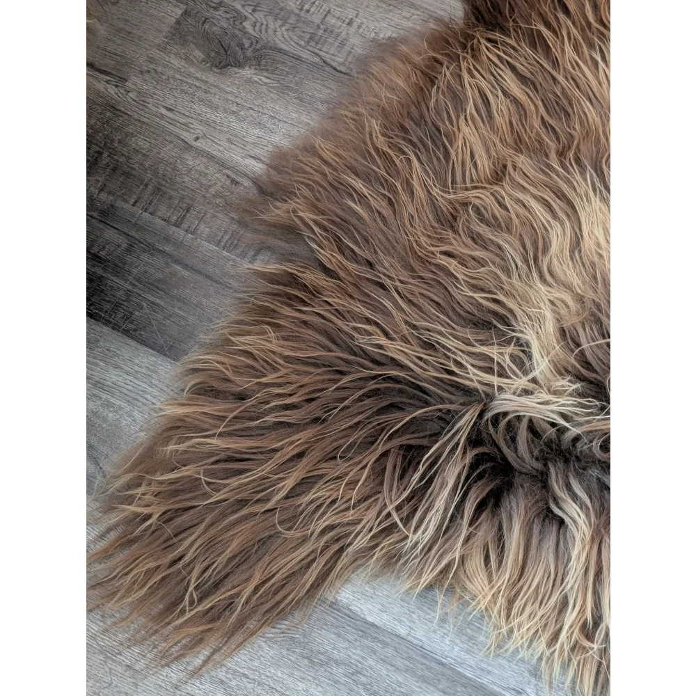 SPT10❤️53" x 34" Peau de mouton islandaise douce et impaire