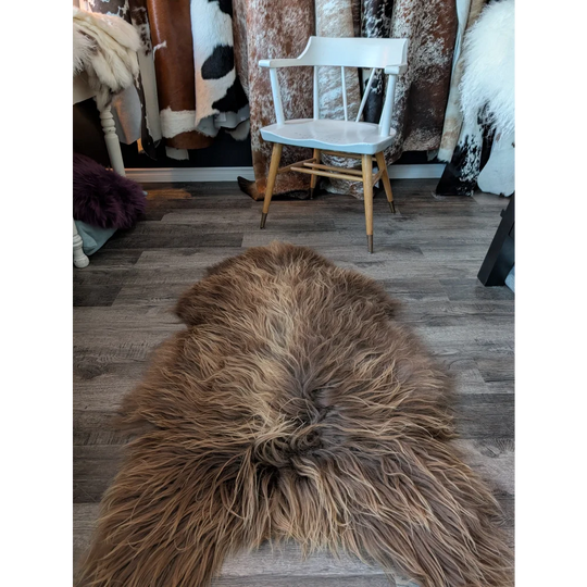 SPT10❤️53" x 34" Peau de mouton islandaise douce et impaire