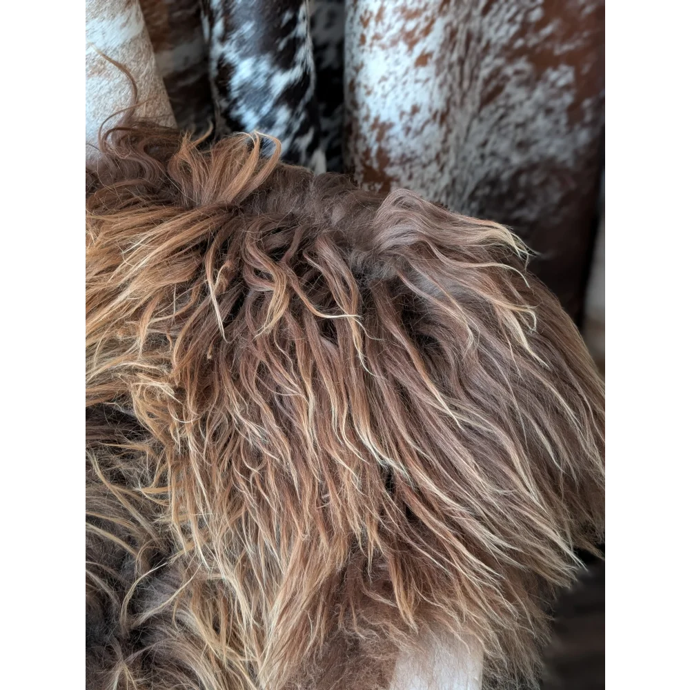 SPT10❤️53" x 34" Peau de mouton islandaise douce et impaire