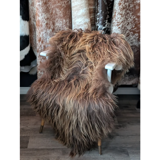 SPT10❤️53" x 34" Peau de mouton islandaise douce et impaire