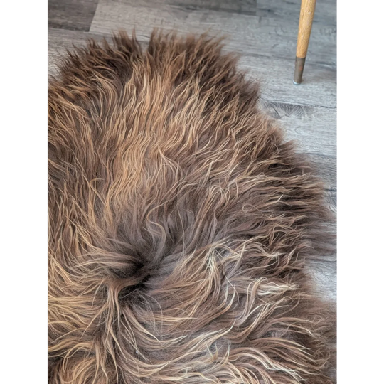 SPT10❤️53" x 34" Peau de mouton islandaise douce et impaire