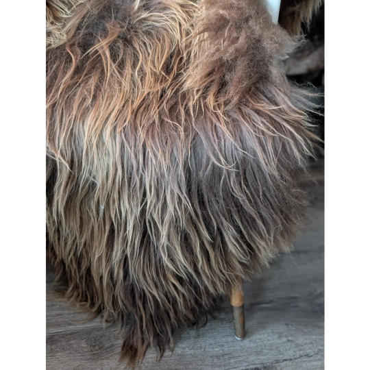 SPT10❤️53" x 34" Peau de mouton islandaise douce et impaire