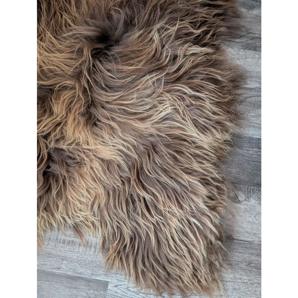 SPT10❤️53" x 34" Peau de mouton islandaise douce et impaire