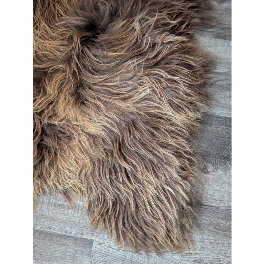 SPT10❤️53" x 34" Peau de mouton islandaise douce et impaire