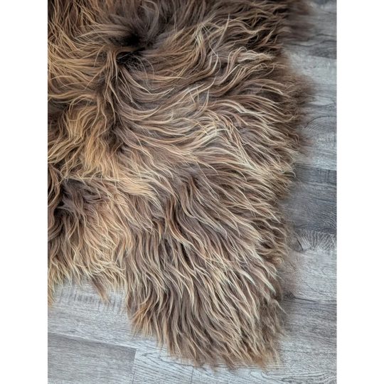 SPT10❤️53" x 34" Peau de mouton islandaise douce et impaire