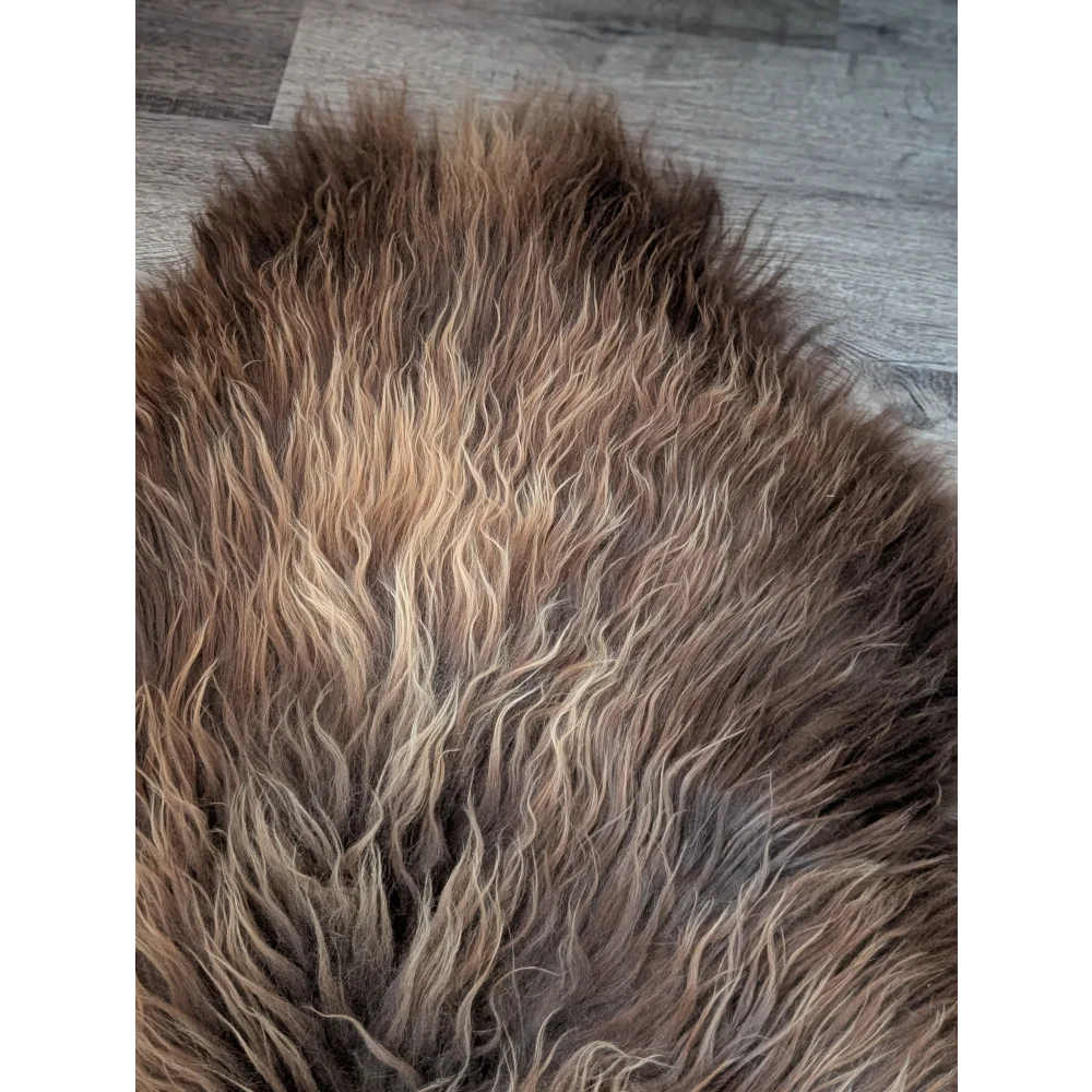SPT10❤️53" x 34" Peau de mouton islandaise douce et impaire