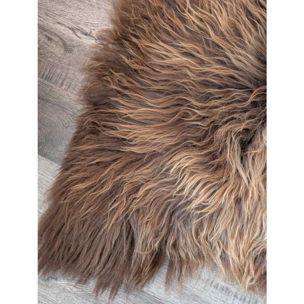 SPT10❤️53" x 34" Peau de mouton islandaise douce et impaire