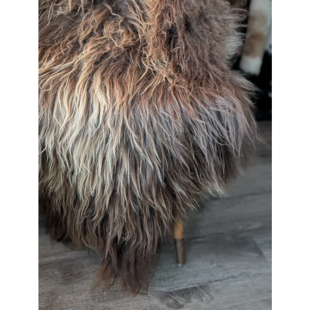 SPT10❤️53" x 34" Peau de mouton islandaise douce et impaire