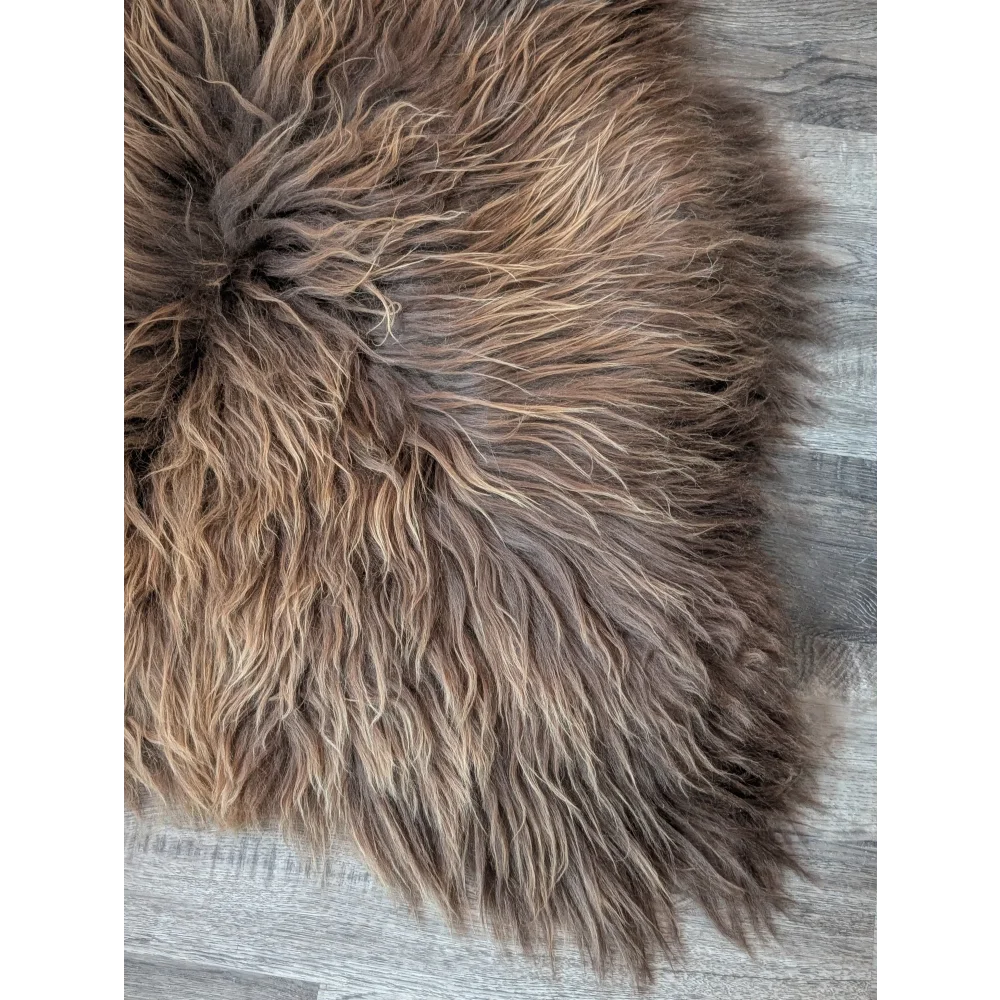 SPT10❤️53" x 34" Peau de mouton islandaise douce et impaire