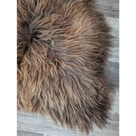 SPT10❤️53" x 34" Peau de mouton islandaise douce et impaire