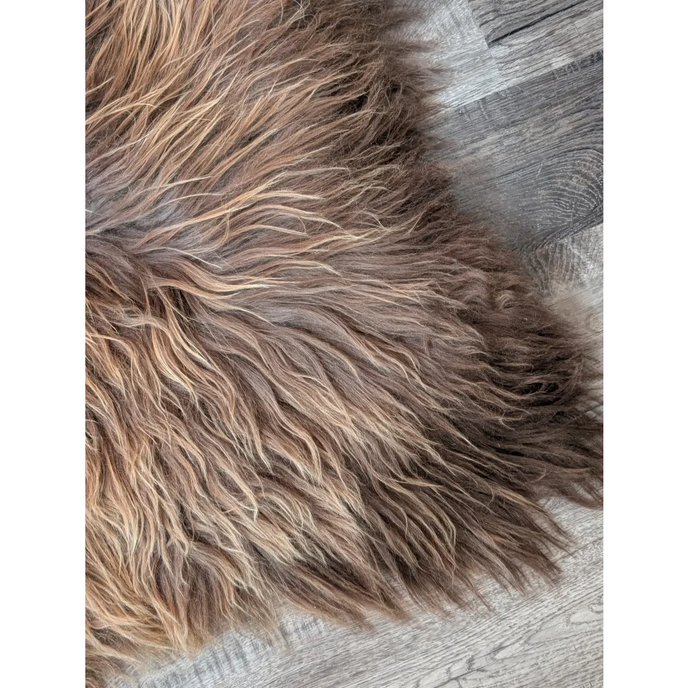 SPT10❤️53" x 34" Peau de mouton islandaise douce et impaire