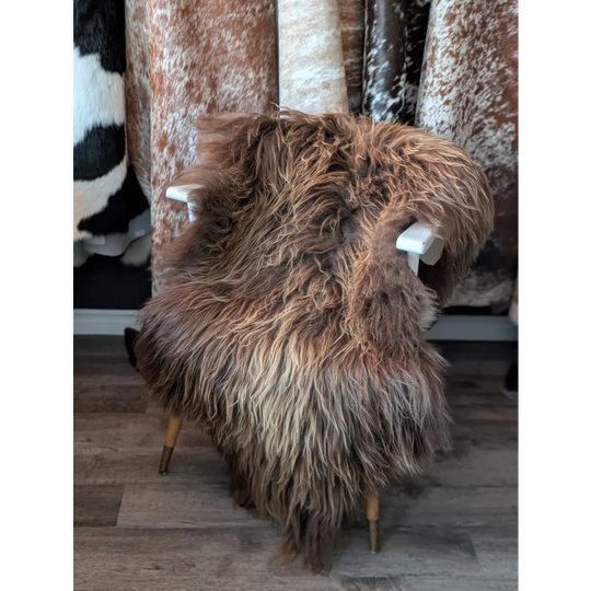 SPT10❤️53" x 34" Peau de mouton islandaise douce et impaire