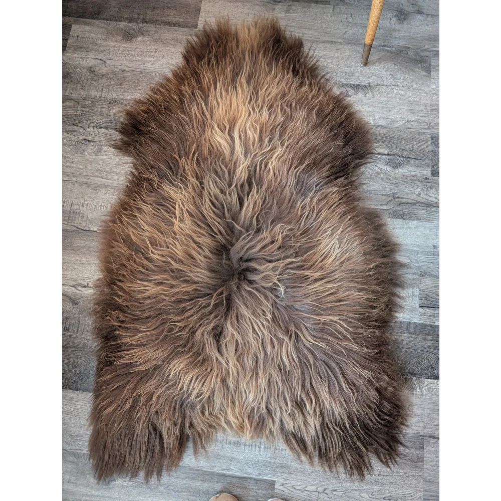 SPT10❤️53" x 34" Peau de mouton islandaise douce et impaire