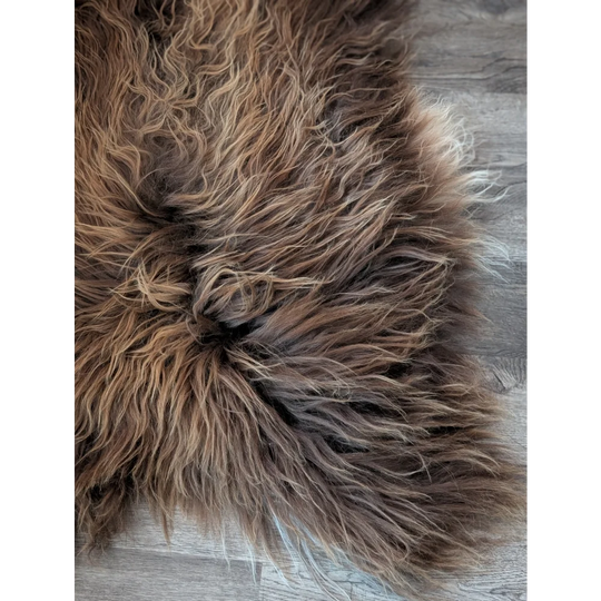 SPT10❤️53" x 34" Peau de mouton islandaise douce et impaire