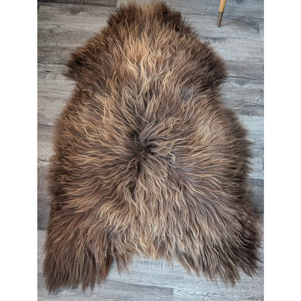 SPT10❤️53" x 34" Peau de mouton islandaise douce et impaire