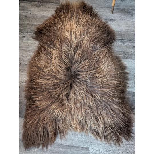 SPT10❤️53" x 34" Peau de mouton islandaise douce et impaire