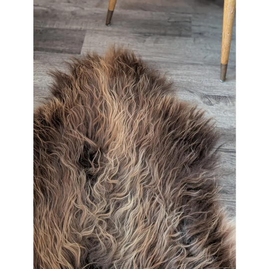 SPT10❤️53" x 34" Peau de mouton islandaise douce et impaire