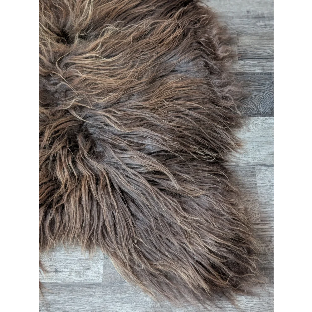 SPT10❤️53" x 34" Peau de mouton islandaise douce et impaire