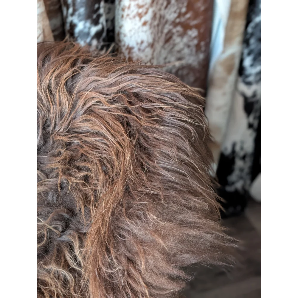 SPT10❤️53" x 34" Peau de mouton islandaise douce et impaire