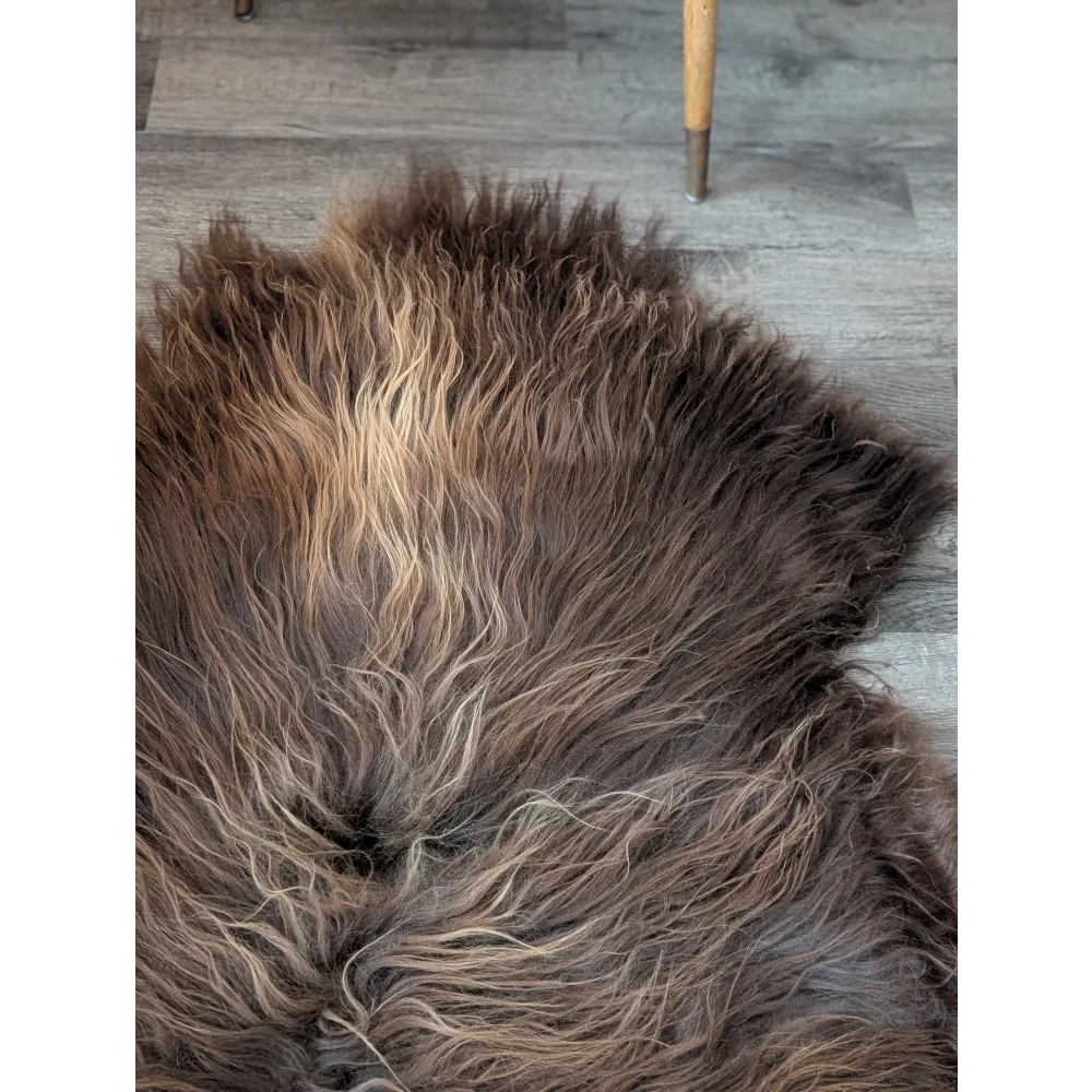SPT10❤️53" x 34" Peau de mouton islandaise douce et impaire
