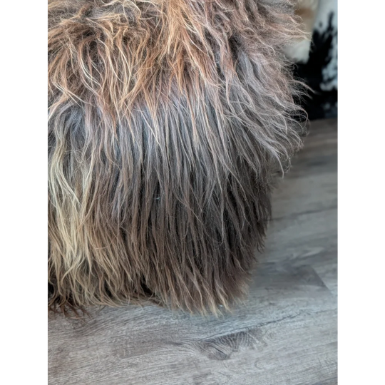 SPT10❤️53" x 34" Peau de mouton islandaise douce et impaire