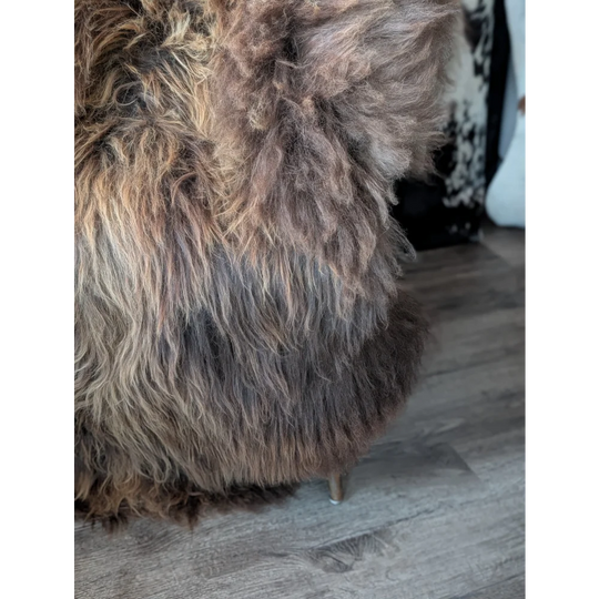 SPT10❤️53" x 34" Peau de mouton islandaise douce et impaire